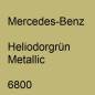 Preview: Mercedes-Benz, Heliodorgrün Metallic, 6800.